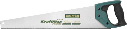 Ножовка &quot;KraftMax&quot; PLASTIC, быстр и точный рез, для подокон, пластик панелей и труб, 3/14 TPI, 500мм, KRAFTOOL 15226-50 купить в Надыме