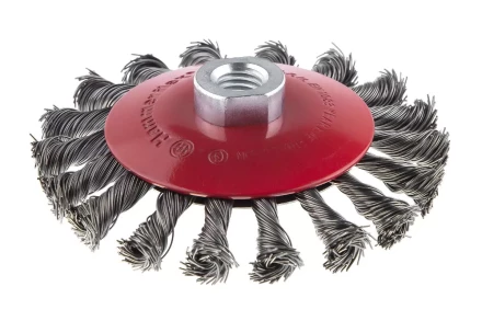 Кордщетка HAMMER тарелка 115мм для УШМ витая сталь (207-112) купить в Надыме