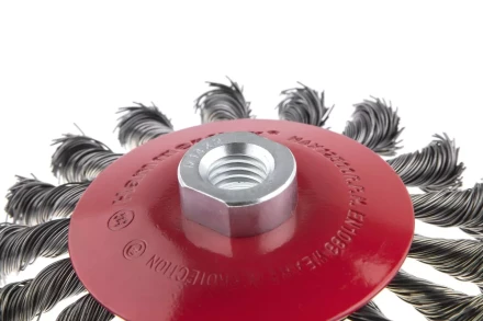 Кордщетка HAMMER тарелка 115мм для УШМ витая сталь (207-112) купить в Надыме