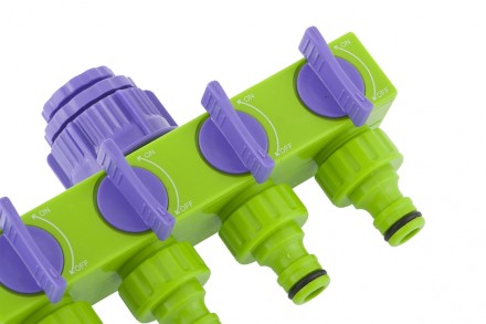 Разветвитель четырёхканальный 1/2&quot; 3/4&quot; регулируемый PALISAD 66425 купить в Надыме