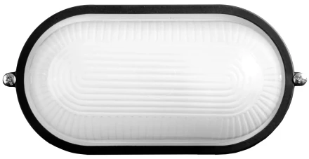 Светильник уличный СВЕТОЗАР влагозащищенный, овал, цвет черный, 100Вт SV-57203-B купить в Надыме