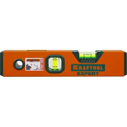 Уровень коробчатый "EXPERT", KRAFTOOL 34710-025, 2 ампулы, 0,5 мм/м, 250мм 34710-025_z01 купить в Надыме