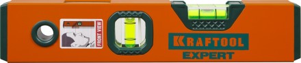Уровень коробчатый &quot;EXPERT&quot;, KRAFTOOL 34710-025, 2 ампулы, 0,5 мм/м, 250мм 34710-025_z01 купить в Надыме