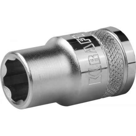 Торцовая головка KRAFTOOL &quot;INDUSTRIE QUALITAT&quot;, Cr-V, SUPER-LOCK, хромосатинированная, 1/2&quot;, 10 мм 27801-10_z01 купить в Надыме