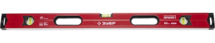 Уровень ЗУБР &quot;ЭКСПЕРТ&quot; &quot;УСП - 2&quot; коробчатый усилен, 2 фрезерован баз поверхности, 3 ампулы, крашенный, с ручками, 80 см 34587-080 купить в Надыме