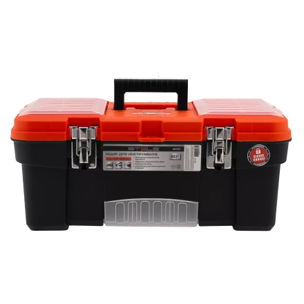 Ящик для инструмента с мет. замками 20", 510х255x225 мм Россия Stels 90747 купить в Надыме