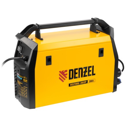 Аппарат инвертор. полуавтомат. сварки MultiMIG-200DP Synergy Double Pulse, 200 А, ПВ 80%// Denzel 94313 купить в Надыме