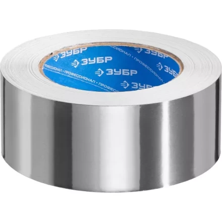 Лента алюминиевая ЗУБР "ПРОФЕССИОНАЛ", до 120 °С, 60мкм, 50мм х 50м 12262-50-50 купить в Надыме