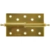Петля дверная разъемная ЗУБР "ЭКСПЕРТ", 1 подшипник, цвет мат. латунь (SB), левая, с крепежом, 125х75х2,5мм,2шт 37605-125-3L купить в Надыме