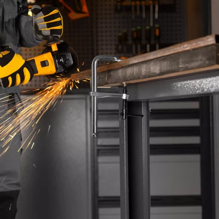 Струбцина F-образная Denzel, 80x150мм, кованая 20464 купить в Надыме