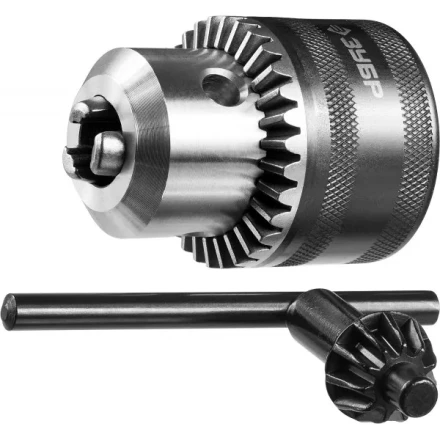 Патрон ЗУБР "ЭКСПЕРТ" цельнометаллический для дрели, с ключом, 16мм, 1/2" 2908-16-1/2 купить в Надыме