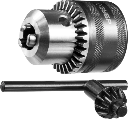 Патрон ЗУБР "ЭКСПЕРТ" цельнометаллический для дрели, с ключом, 16мм, 1/2" 2908-16-1/2 купить в Надыме