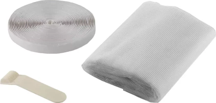 Сетка STAYER "COMFORT" противомоскитная для окна, с крепежной лентой, белая, ПЭТ, 1,1 х 1,3м 12480-11-13 купить в Надыме