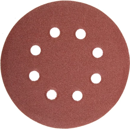 Круг шлифовальный универсальный STAYER "MASTER" из абразивной бумаги на велкро основе, 8 отверстий, Р120, 115мм, 5шт 35450-115-120 купить в Надыме