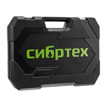 Набор инструментов Сибртех 14172, 1/2&quot;, 3/8&quot;, 1/4&quot;, пластиковый кейс 160 предм. купить в Надыме