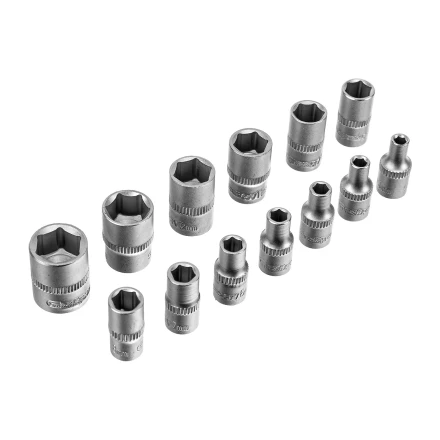 Набор инструментов Сибртех 14172, 1/2", 3/8", 1/4", пластиковый кейс 160 предм. купить в Надыме