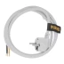 Шнур сетевой Denzel Energy Series, ПВС, 1,5 м, 3 x 1,5 мм, с неразборной вилкой, белый, 3 м, 37670 купить в Надыме