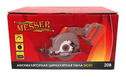 Аккумуляторная циркулярная пила MESSER DCH1 125мм 4Ач купить в Надыме