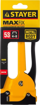 Степлер "B 53", металлический корпус, для тонкой скобы тип 53 (4-8 мм), STAYER Master 3145_z01 купить в Надыме