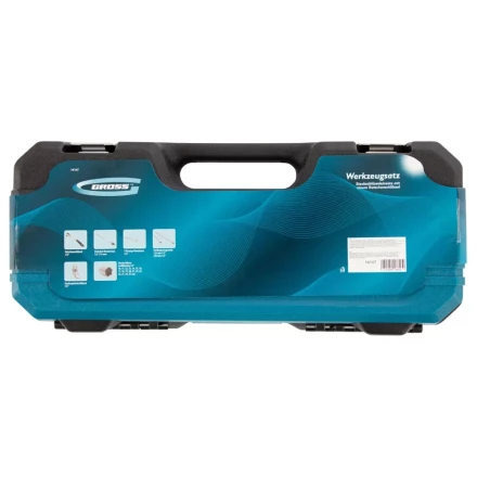 Набор инструментов 24 предмета, 120 зубьев, CrV, 1/2" Gross 14147 купить в Надыме