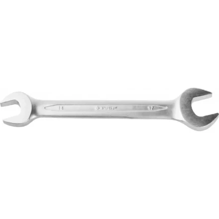 Ключ ЗУБР &quot;ПРОФИ&quot; гаечный рожковый, Cr-V сталь, хромированный, 14х17мм 27027-14-17 купить в Надыме