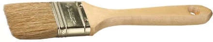 Кисть плоская  ЗУБР "УНИВЕРСАЛ-ЭКСПЕРТ", натуральная щетина, деревянная ручка, 50мм 4-01005-050 купить в Надыме