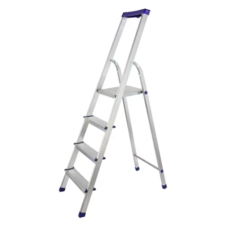 Стремянка алюминиевая с органайзером "УНИВЕРСАЛ" 4 ступени Сибртех 97894 купить в Надыме