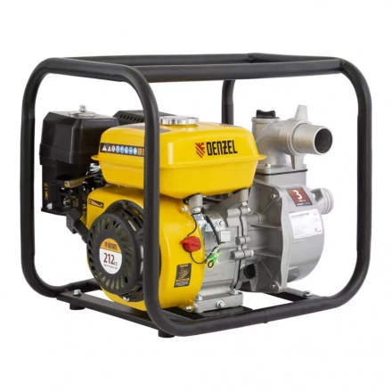 Мотопомпа бензиновая для чистой воды PX-50, 7 л.с, 2&quot;, 600 л/мин, глубина 8 м, напор 30 м Denzel 99201 купить в Надыме