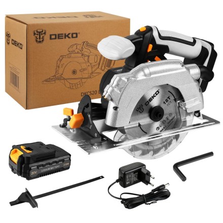 Пила дисковая аккумуляторная DEKO DKCS20 Laser, 063-4205 купить в Надыме