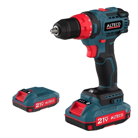 Бесщеточная аккумуляторная дрель-шуруповерт ALTECO CD 21-45 BL X2 73510 купить в Надыме