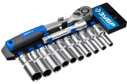 ЗУБР ТБ-12У, 12 предм., (1/2), набор торцовых головок, Профессионал (27650-H12) купить в Надыме