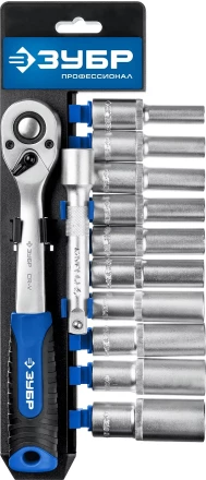ЗУБР ТБ-12У, 12 предм., (1/2), набор торцовых головок, Профессионал (27650-H12) купить в Надыме