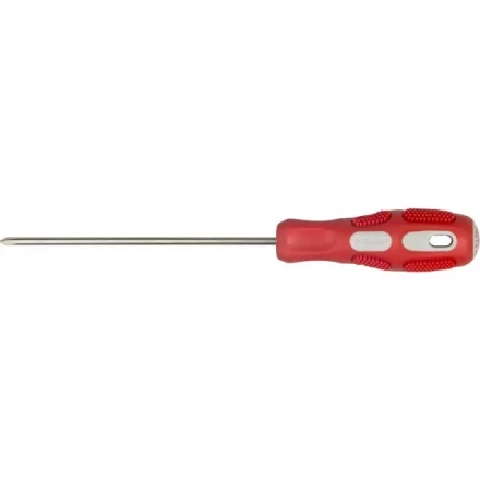 Отвертка ЗУБР "ПРОФИ" хромованадиевая сталь, двухкомпонентная рукоятка, магнит наконечник, PH0x100мм 25232-0-100_z01 купить в Надыме