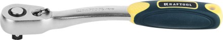 Трещотка для торцовых головок KRAFTOOL &quot;PRO&quot;, Сr-V сталь, 72 зубца, изогнутая, 3/8&quot; 27795-3/8_z02 купить в Надыме
