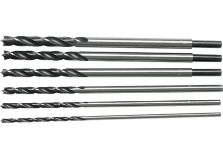Набор сверл по дереву 6-8-10-12-13-14 мм L 300 мм 6 штук цилиндрический хвостовик СИБРТЕХ 702235 купить в Надыме