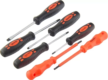 Набор отверток PH SL - 5шт. д/эл. - 2шт. проб.эл.на 220В - 1шт. 8 штук SPARTA 135435 купить в Надыме