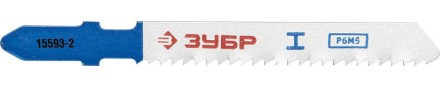 Полотна ЗУБР &quot;ЭКСПЕРТ&quot;, T118B, для эл/лобзика, HSS, по металлу, EU-хвостовик, шаг 2мм, 50мм, 2шт 15593-2_z01 купить в Надыме