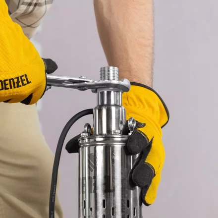 Скважинный насос Denzel DWS-3,5-100, винтовой, диаметр 3,5", 800 Вт, 1700 л/ч, напор 100 м 97251 купить в Надыме