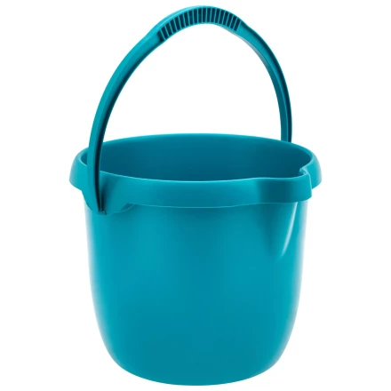 Ведро пластмассовое круглое 12 л, бирюзовое, Home Palisad 929575 купить в Надыме