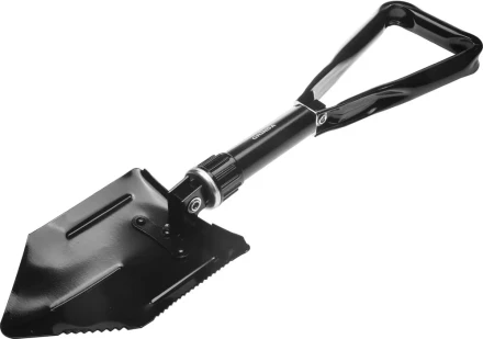 Лопата GRINDA складная, саперная, металлическая ручка, 240 / 578 мм 39470_z01 купить в Надыме
