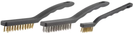 Набор STAYER Щетки "MASTER" стальные с пластмассовой ручкой, 3шт 3515-H3 купить в Надыме