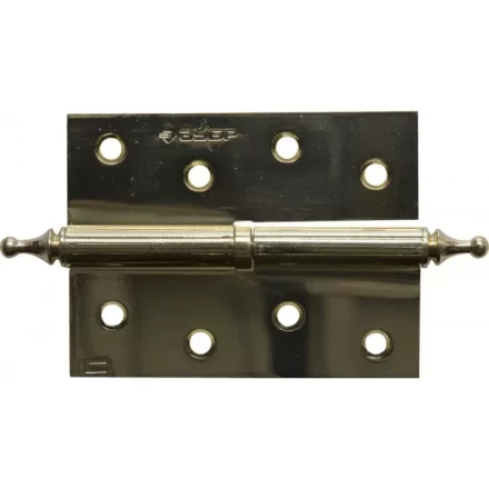 Петля дверная разъемная ЗУБР "ЭКСПЕРТ", 1 подшипник, цвет латунь (PB), правая, с крепежом, 100х75х2,5мм, 2 шт 37605-100-1R купить в Надыме