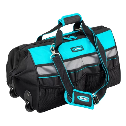 Сумка для инструмента Gross 90276, 500х280х290мм, выдвижная рукоятка, колеса, наплечный ремень купить в Надыме