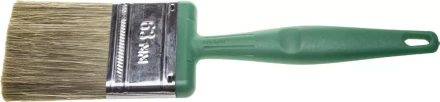 Кисть плоская ЗУБР ЭКСПЕРТ 2в1 БСГ-70 быстросъем голова с переменн углом, тип ЛАЗУРЬ смешанн щетина, пласт ручка, 63мм 4-01070-063 купить в Надыме
