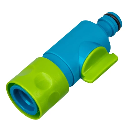 Соединитель штуцерный, с переключателем, Palisad Luxe 65782 купить в Надыме