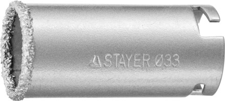Коронка STAYER &quot;PROFESSIONAL&quot; кольцевая с карбидно-вольфрамовой крошкой, d=33мм 33345-33 купить в Надыме