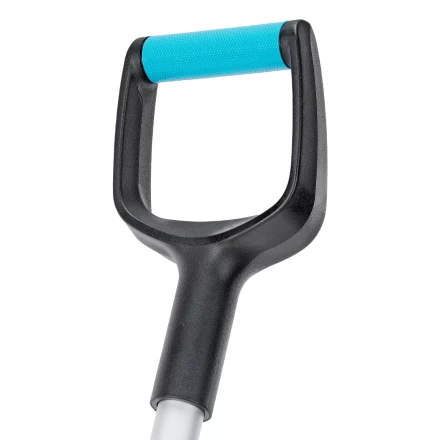 Лопата-скрепер для уборки снега Palisad 61727, полипропилен, 550х340х1450 мм, алюминиевый черенок, ПВХ, LUXE купить в Надыме