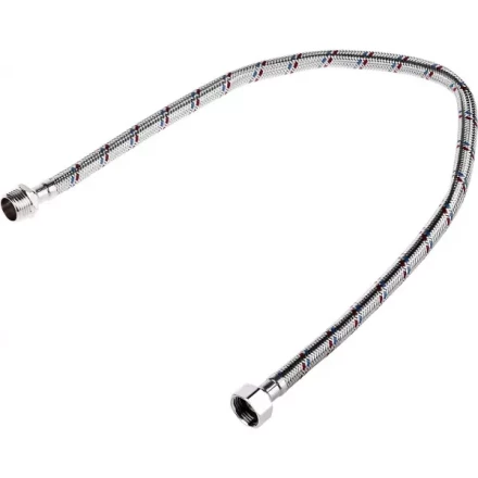 Подводка гибкая ЗУБР для воды, оплетка из нержавеющей стали, г/ш 1/2" - 0,6м 51005-G/S-060 купить в Надыме