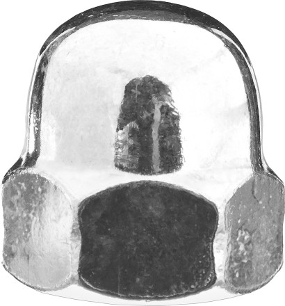 Гайка ЗУБР колпачковая DIN 1587, оцинкованная,  M5, ТФ0, 12000 шт. 4-303680-05 купить в Надыме