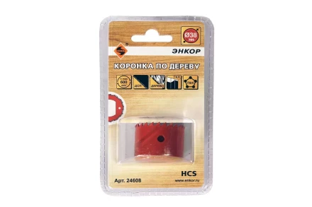 Коронка по дереву 38 мм Энкор 24608 купить в Надыме